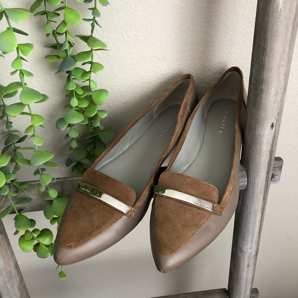 Women’s Taupe Calvin Klein Pumps. SZ 7.5 - Picture 4 of 4